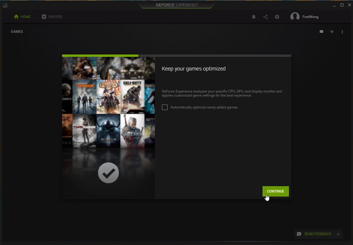 optimize your games with geforce experience app
