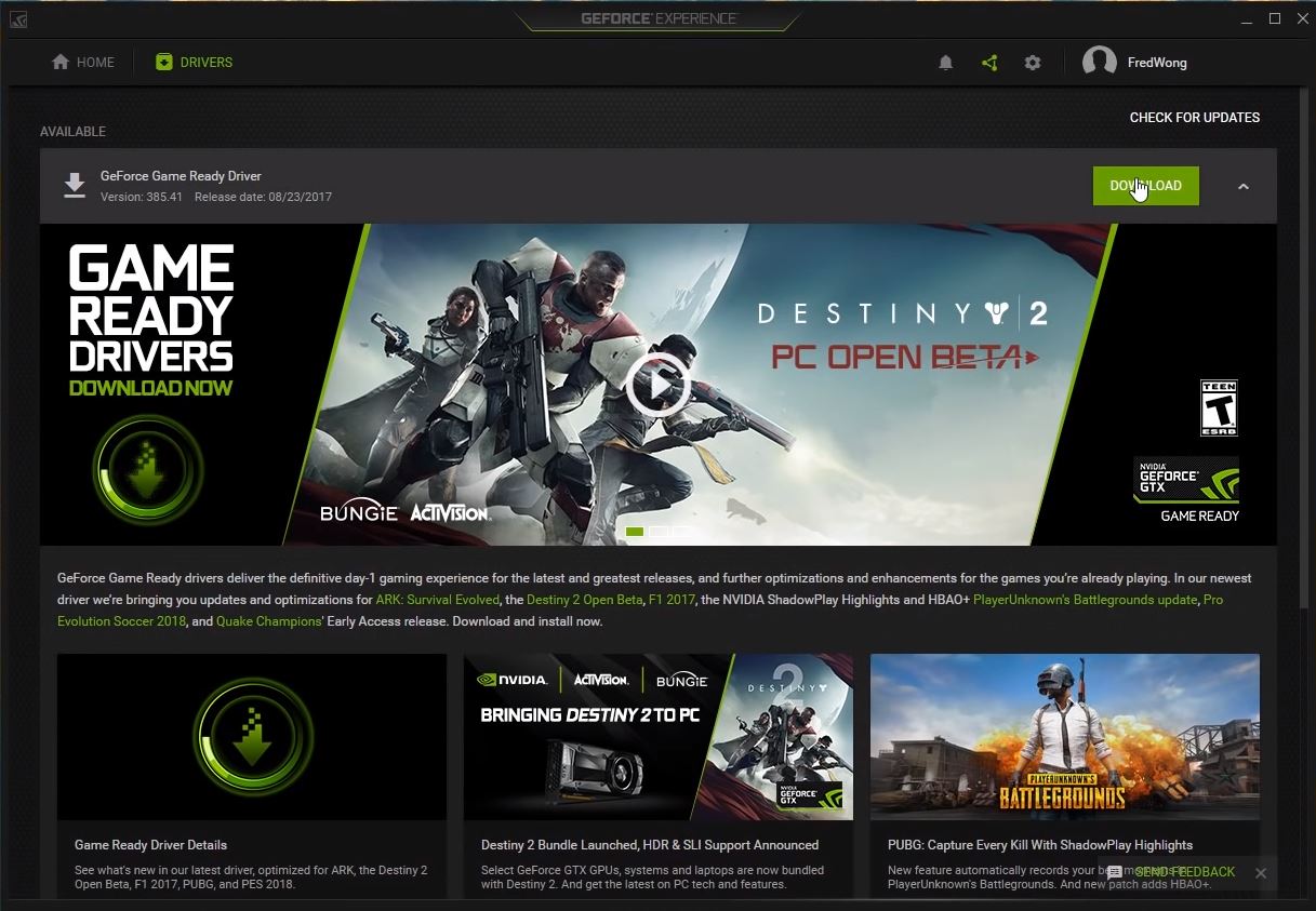 downloading your graphics card drivers