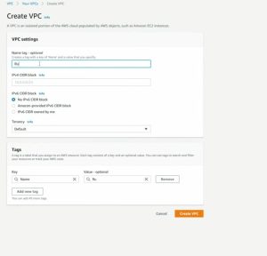 VPC for added security
