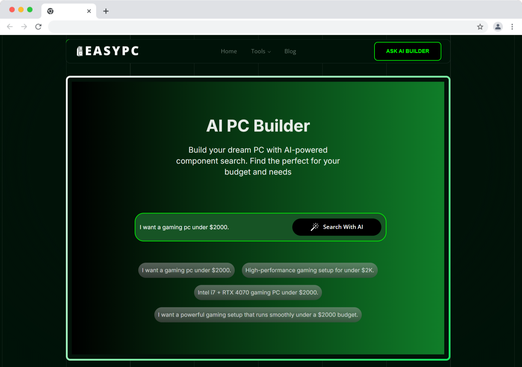 PC Builder First Step